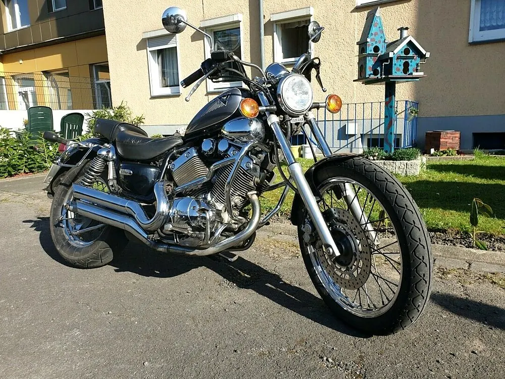 Yamaha Virago aus dem Zweirad-Fuhrpark der Fahrschule Pohl